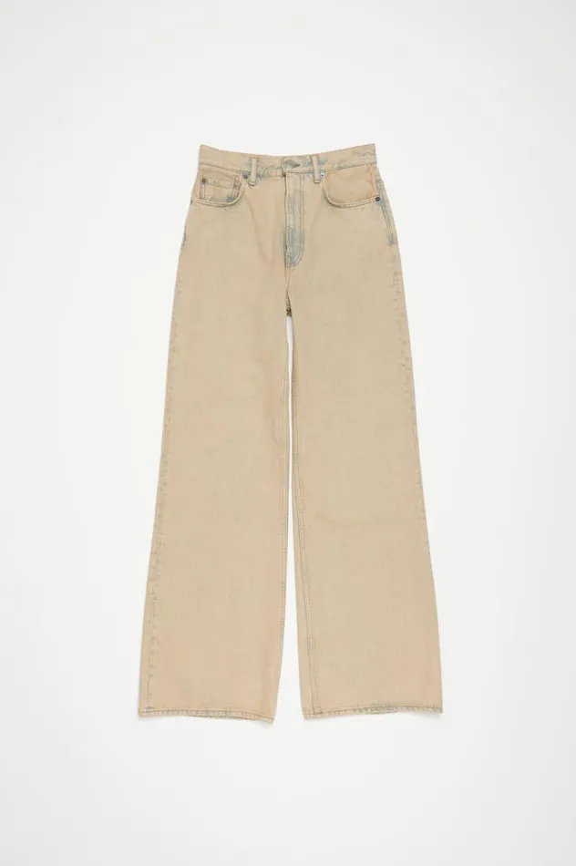 Acne Studios Relaxed Fit Jeans 8211 2022 Light Sand Women Jeans