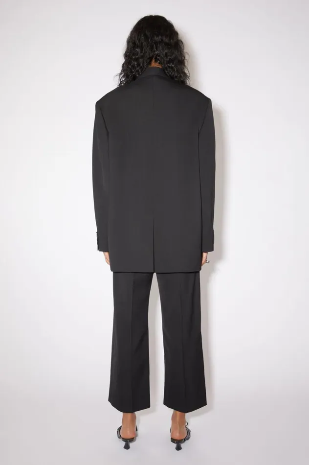 Acne Studios Relaxed Fit Suit Jacket Black Women Outerwear