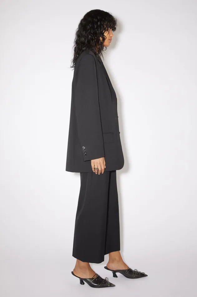 Acne Studios Relaxed Fit Suit Jacket Black Women Outerwear