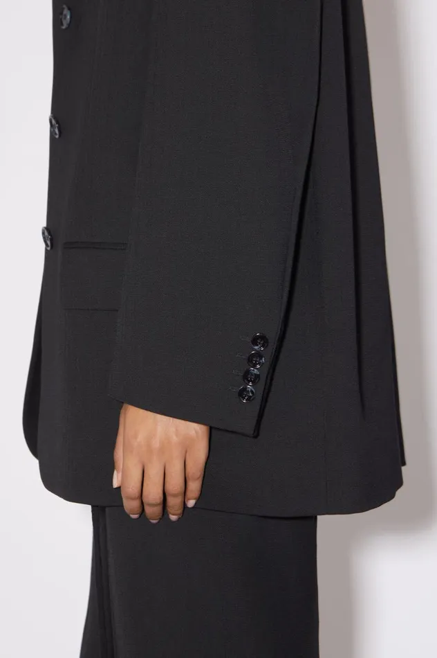 Acne Studios Relaxed Fit Suit Jacket Black Women Outerwear