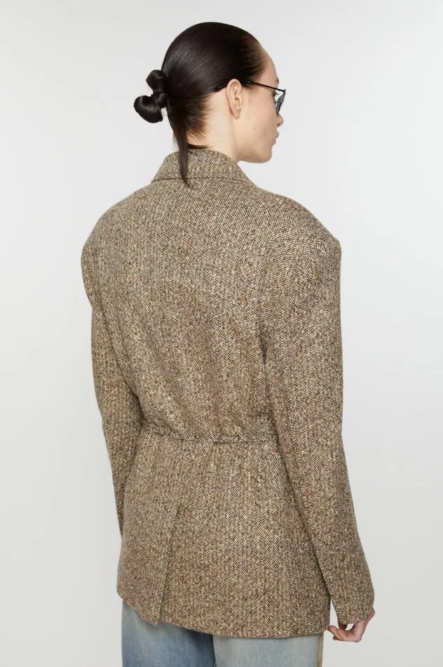 Acne Studios Singlebreasted Jacket Brownbeige Women Suit Jackets