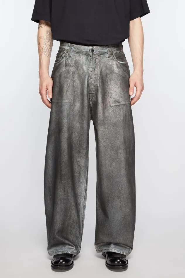 Acne Studios Super Baggy Fit Jeans 8211 2023M Silverblue Women Jeans