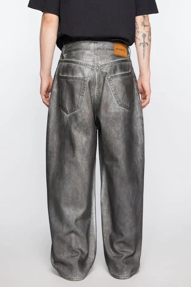 Acne Studios Super Baggy Fit Jeans 8211 2023M Silverblue Women Jeans