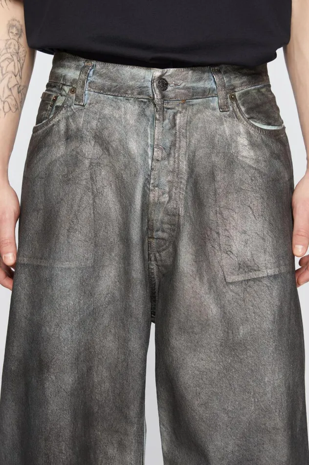 Acne Studios Super Baggy Fit Jeans 8211 2023M Silverblue Women Jeans