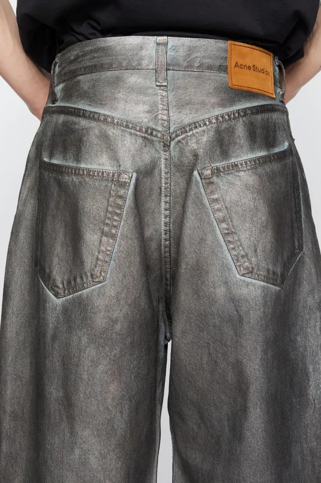 Acne Studios Super Baggy Fit Jeans 8211 2023M Silverblue Women Jeans