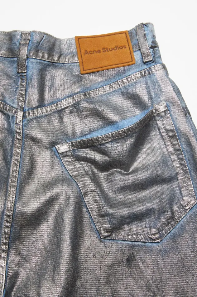 Acne Studios Super Baggy Fit Jeans 8211 2023M Silverblue Women Jeans