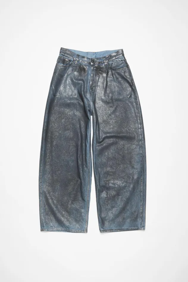 Acne Studios Super Baggy Fit Jeans 8211 2023M Silverblue Women Jeans