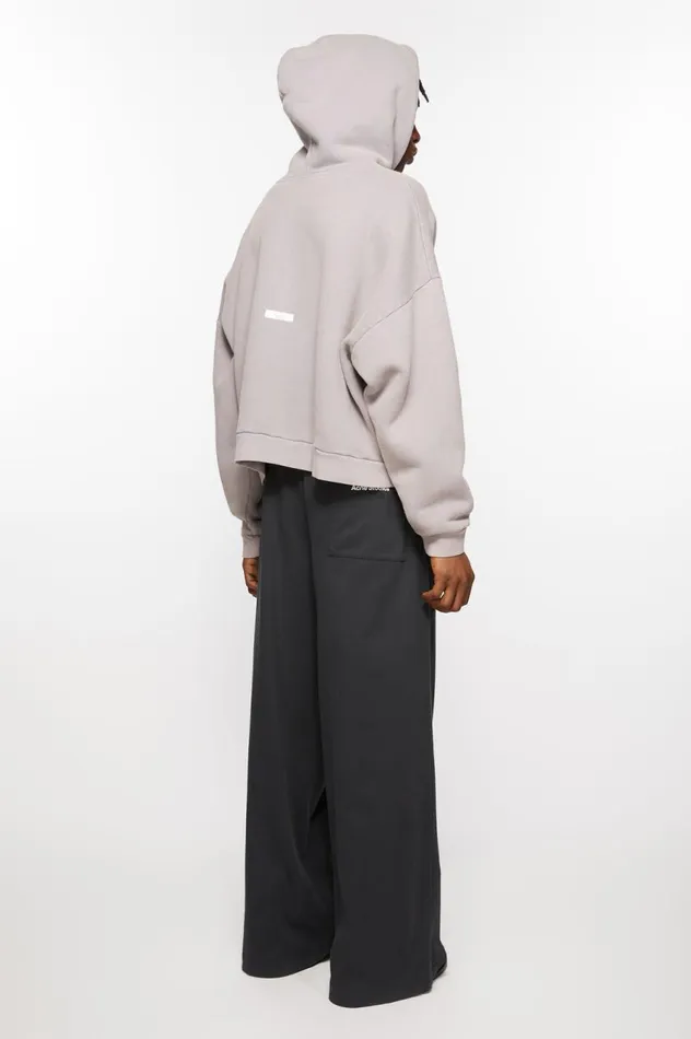 Acne Studios Sweatpant Logo Stamp Black Women Trousers