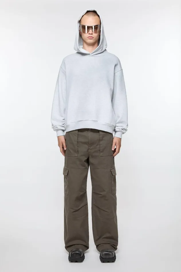 Acne Studios Twill Trousers Khaki Green Men Trousers