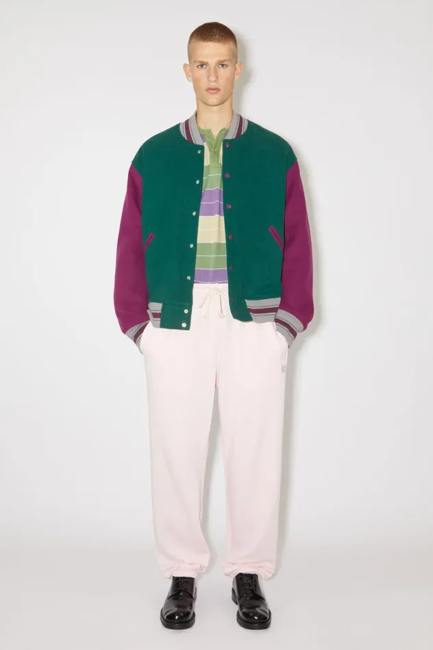 Acne Studios Varsity Jacket Night Green Men Outerwear