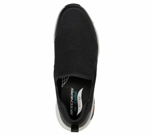 Arch Fit 8211 Banlin Black White Men SKECHERS SlipOn