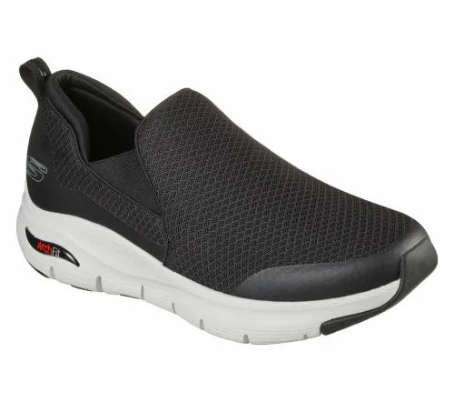 Arch Fit 8211 Banlin Black White Men SKECHERS SlipOn