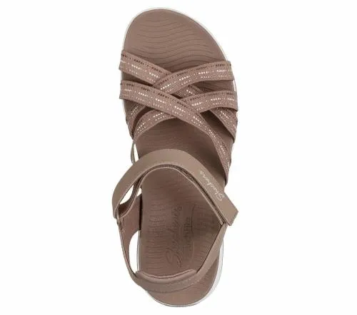 Arch Fit Reggae Sport 8211 Gotta Go Mocha Women SKECHERS Sandals