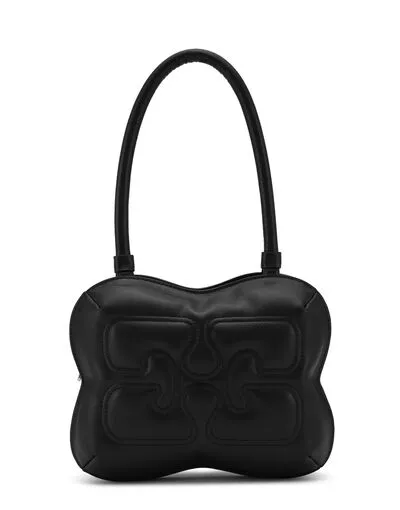 Bags GANNI Shoulder Black Butterfly Top Handle Bag Black