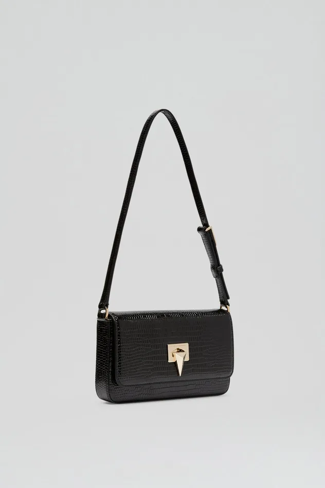 Bags Women Scanlan Theodore EMBOSSED SLIM BAG BLACK Bags Women Scanlan Theodore EMBOSSED SLIM BAG BLACK