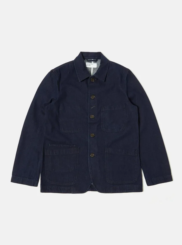 Bakers Jacket In 11oz Indigo Denim Men Universal Works Jackets