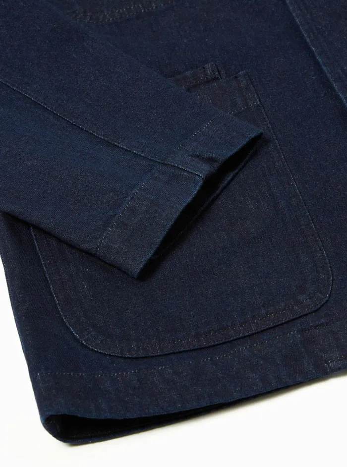 Bakers Jacket In 11oz Indigo Denim Men Universal Works Jackets