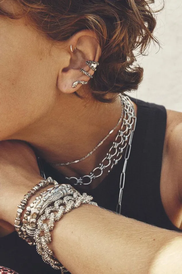 BallySilver Bracelet Shoes and Accessories Baandsh Jewelry
