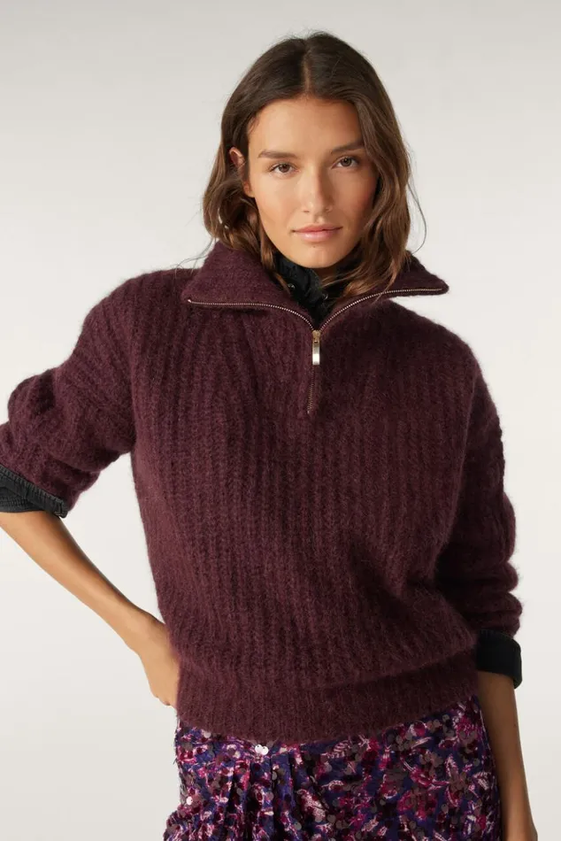 BaltanZipUp Neckline Sweater Clothing Baandsh Sweaters and Cardigans