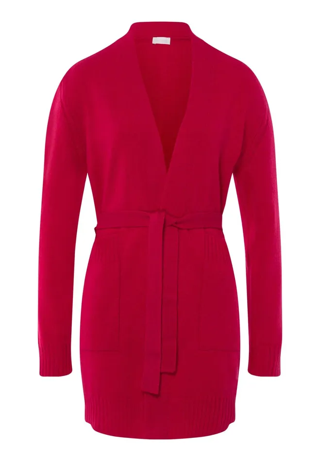 Belted Cardigan Pink Mimosa Women HANRO Jackets and Cardigans