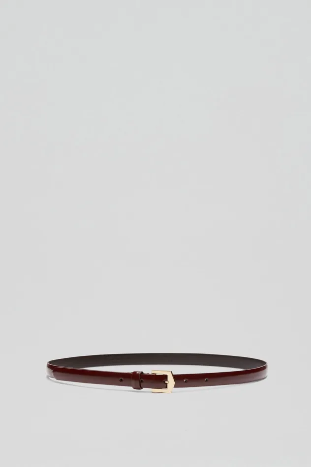 Belts Women Scanlan Theodore POINTED BUCKLE BELT 15 BORDO Belts Women Scanlan Theodore POINTED BUCKLE BELT 15 BORDO