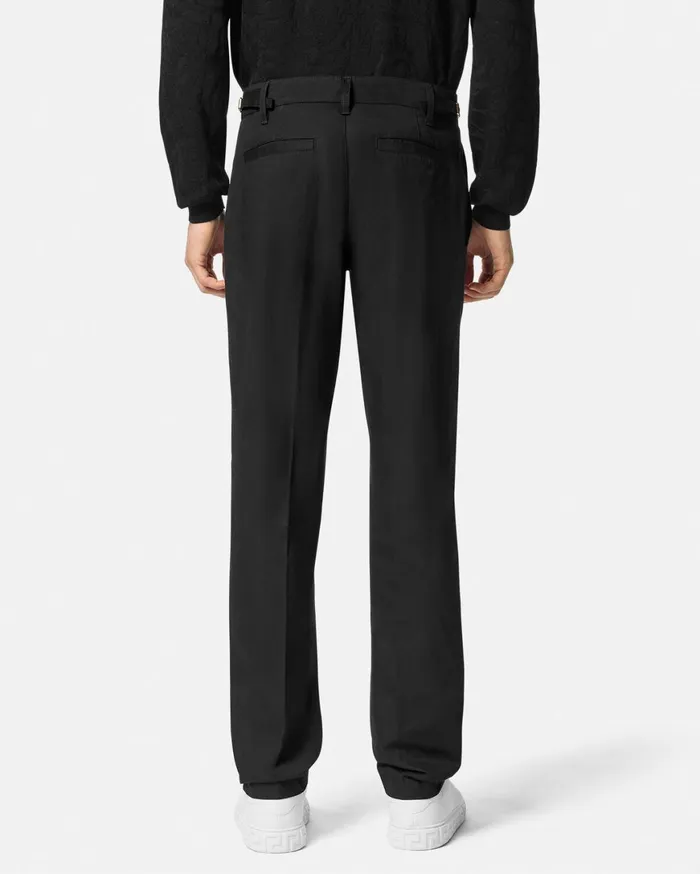 Blazers and Suits Men Versace Medusa Biggie StraightFit Pants Black
