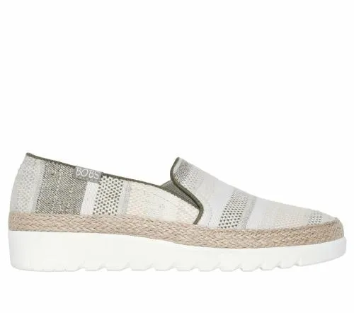 BOBS Flexpadrille HI 8211 Serene Heights Olive Multi Women SKECHERS SlipOn