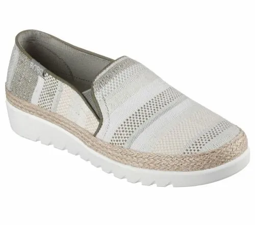 BOBS Flexpadrille HI 8211 Serene Heights Olive Multi Women SKECHERS SlipOn