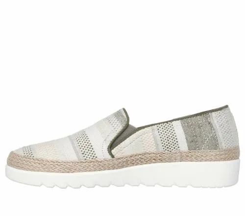 BOBS Flexpadrille HI 8211 Serene Heights Olive Multi Women SKECHERS SlipOn