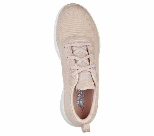 BOBS Sport Squad 8211 Total Glam Light Pink Women SKECHERS Lace Up
