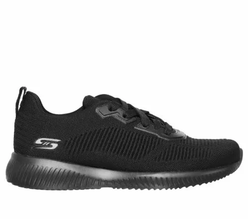 BOBS Sport Squad 8211 Tough Talk Black Women SKECHERS Lace Up