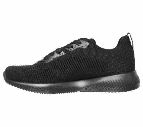 BOBS Sport Squad 8211 Tough Talk Black Women SKECHERS Lace Up