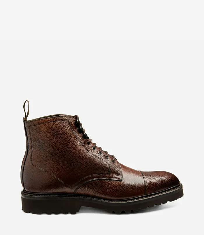 Boots Loake Men Aquarius Dark Brown Grain