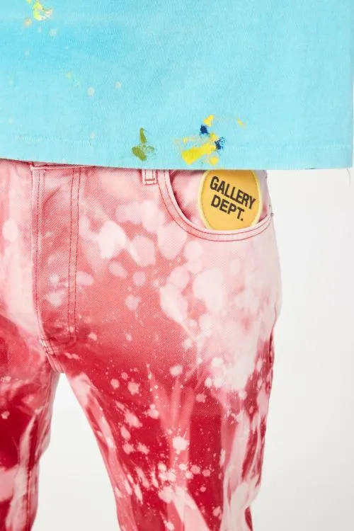 Bottoms WomenMen Gallery Dept BISCAYNE DENIM Red Tie Dye