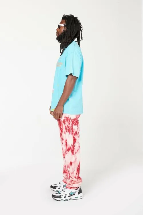 Bottoms WomenMen Gallery Dept BISCAYNE DENIM Red Tie Dye