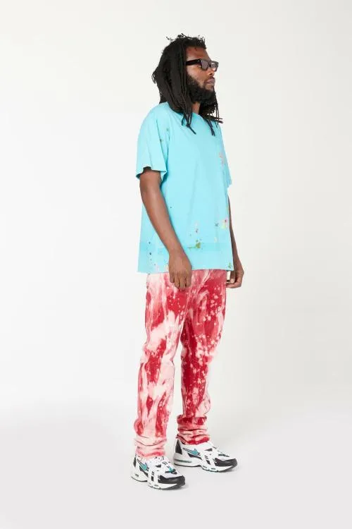 Bottoms WomenMen Gallery Dept BISCAYNE DENIM Red Tie Dye