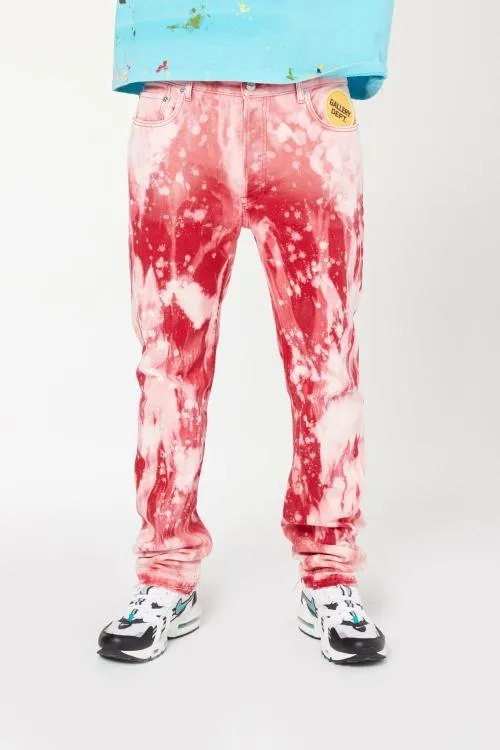 Bottoms WomenMen Gallery Dept BISCAYNE DENIM Red Tie Dye