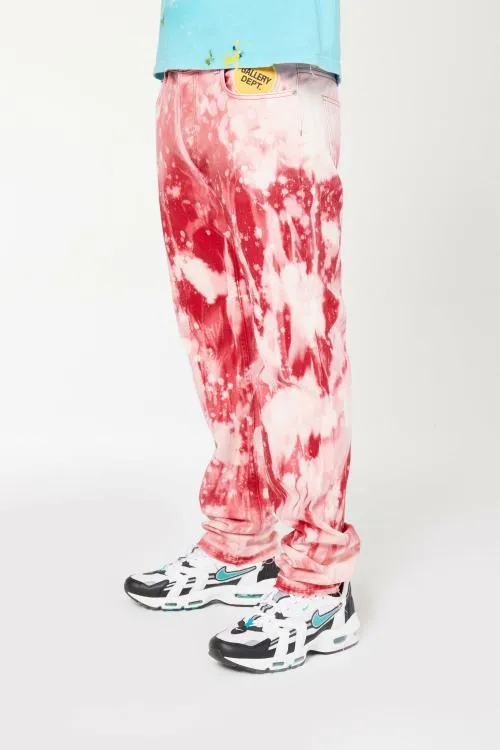 Bottoms WomenMen Gallery Dept BISCAYNE DENIM Red Tie Dye