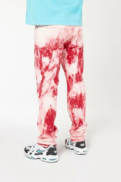 Bottoms WomenMen Gallery Dept BISCAYNE DENIM Red Tie Dye