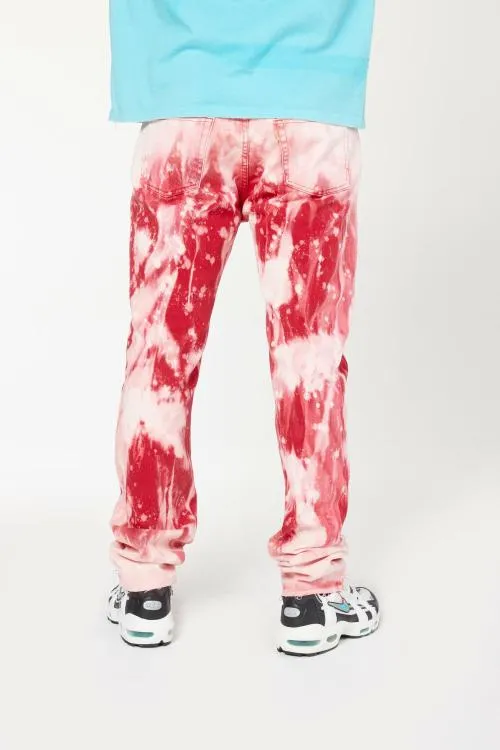 Bottoms WomenMen Gallery Dept BISCAYNE DENIM Red Tie Dye