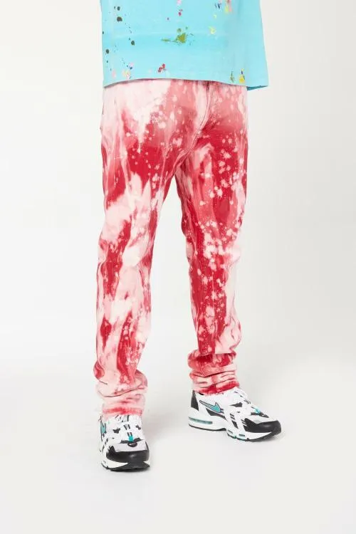 Bottoms WomenMen Gallery Dept BISCAYNE DENIM Red Tie Dye