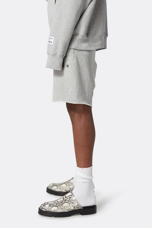 Bottoms WomenMen Gallery Dept DEPT LOGO 8 SWEAT SHORTS Heather Grey