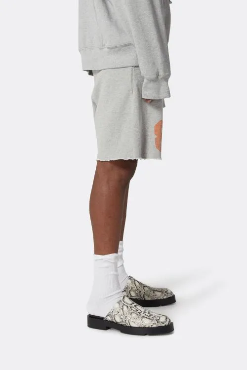 Bottoms WomenMen Gallery Dept DEPT LOGO 8 SWEAT SHORTS Heather Grey