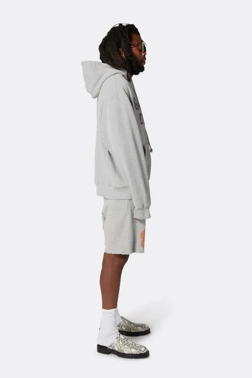 Bottoms WomenMen Gallery Dept DEPT LOGO 8 SWEAT SHORTS Heather Grey
