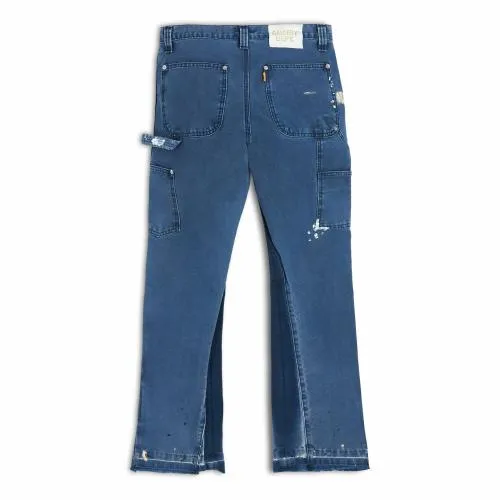 Bottoms WomenMen Gallery Dept LA FLARE CARPENTER Slate Blue
