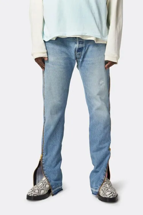 Bottoms WomenMen Gallery Dept LIGHT WASH READY DENIM Indigo