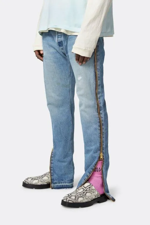 Bottoms WomenMen Gallery Dept LIGHT WASH READY DENIM Indigo