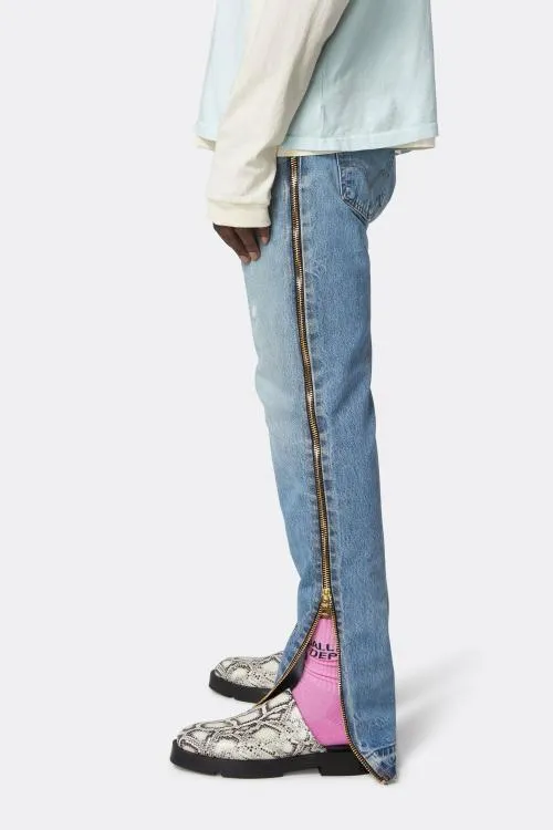 Bottoms WomenMen Gallery Dept LIGHT WASH READY DENIM Indigo