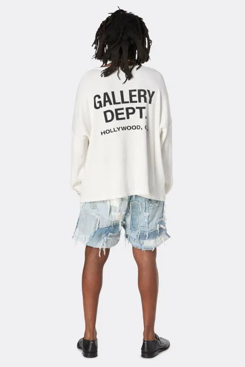 Bottoms WomenMen Gallery Dept PATCHWORK DENIM ZUMA SHORTS Blue