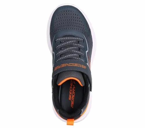 Bounder 20 Charcoal Orange Kids SKECHERS Kids UK Sizes 9525